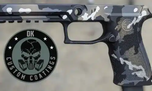 Sig P320 X FULL Module with DK's Midnight Vibes Camo Cerakote