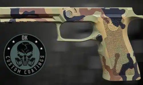 Sig P320 X FULL Module with DK's N81 Camo Cerakote