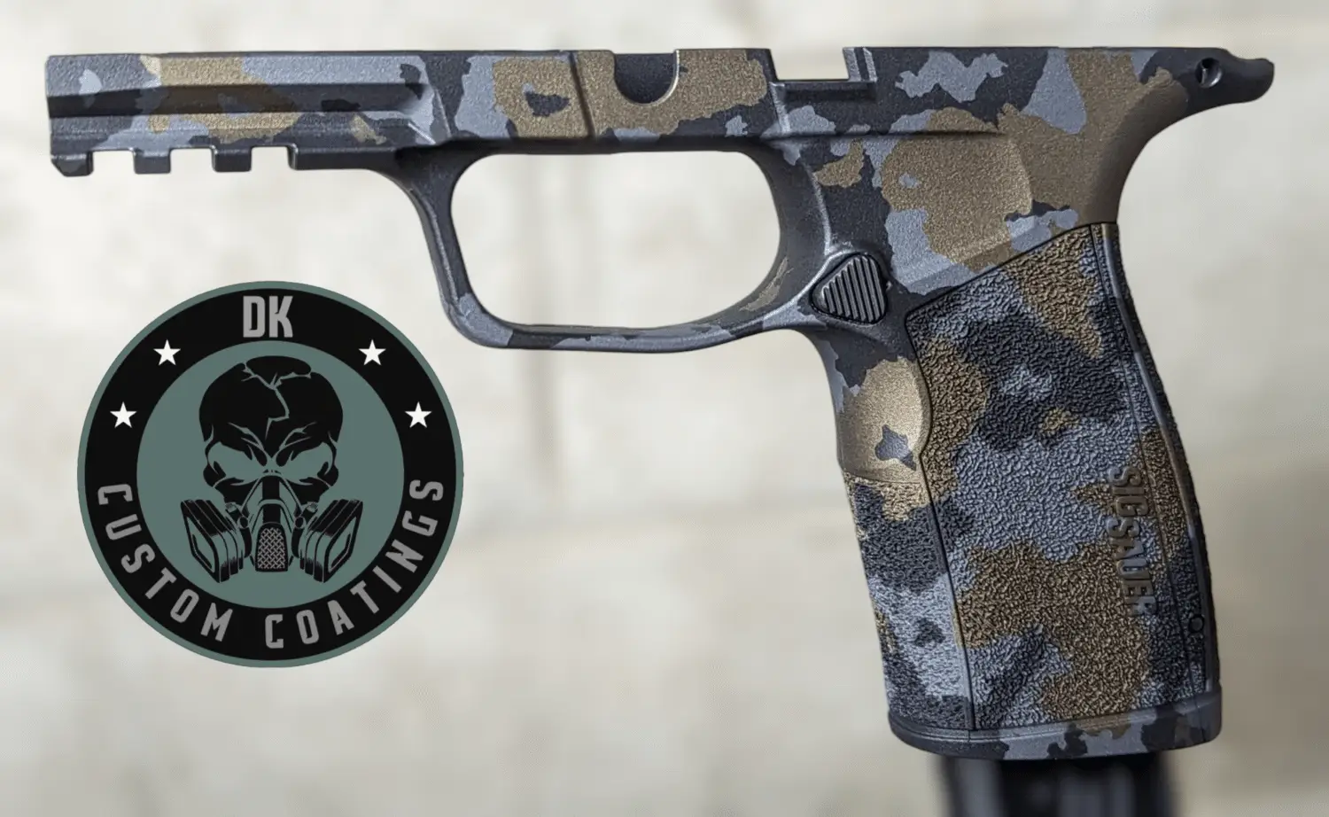 x macro poseidon - DK Custom Coatings LLC Photo of Sig Sauer P365 X-Macro Module – DK Rogue Camo – Poseidon