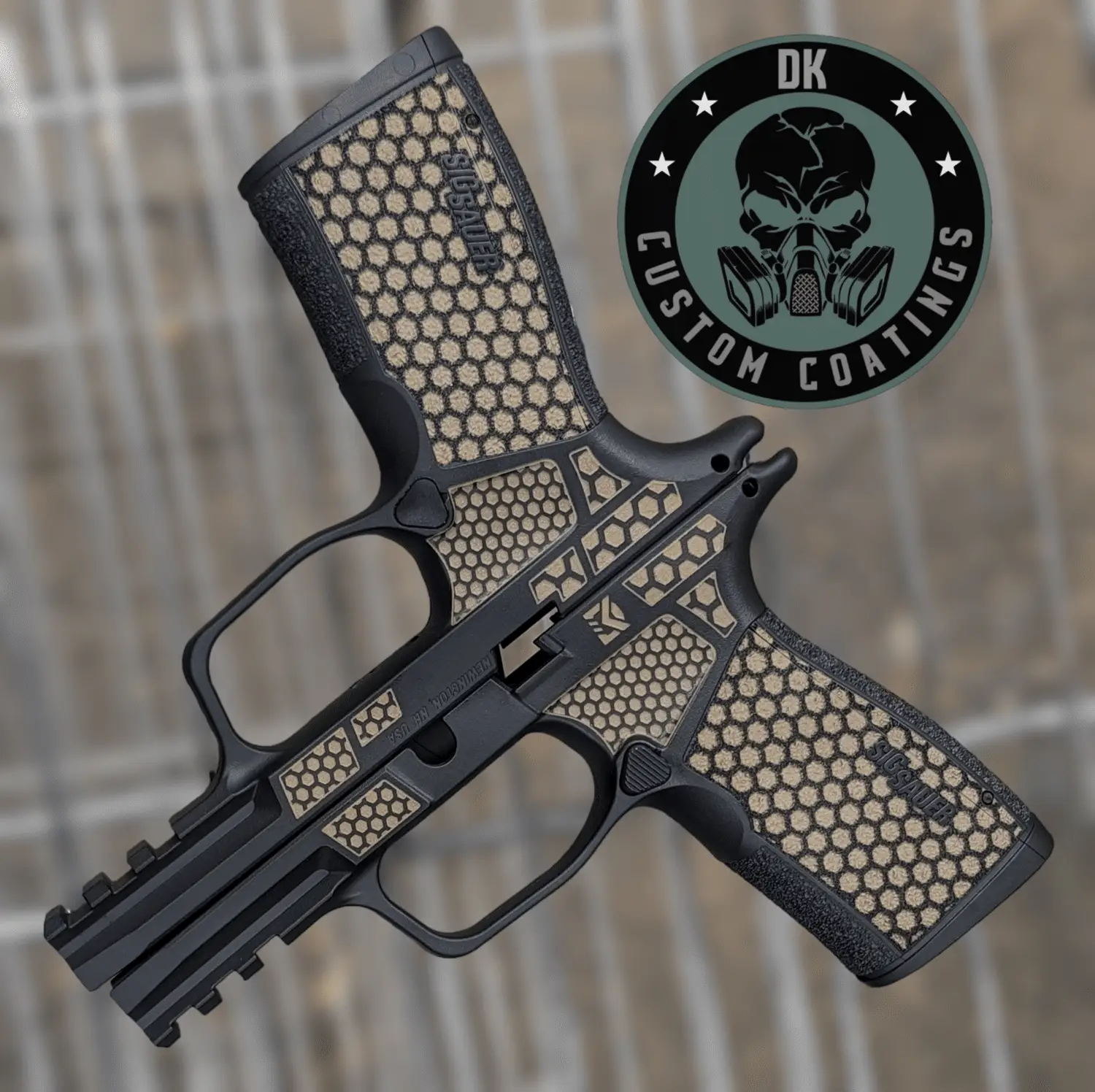 Sig Sauer Tan P365 X Macro Grip Module - DK Custom Coatings LLC Sig Sauer Tan P365 X Macro Grip Module