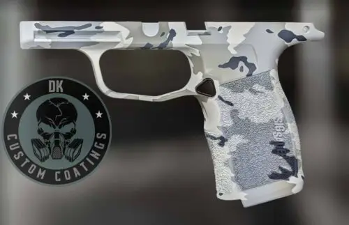 Photo of Sig Sauer P365 XL/X Module with DK’s Alpine Camo