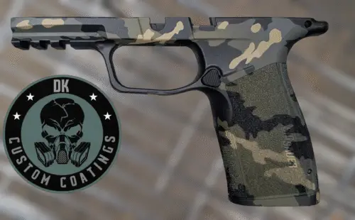 Photo of Sig Sauer P365 X Macro Grip Module – DK Dark Earth Camo