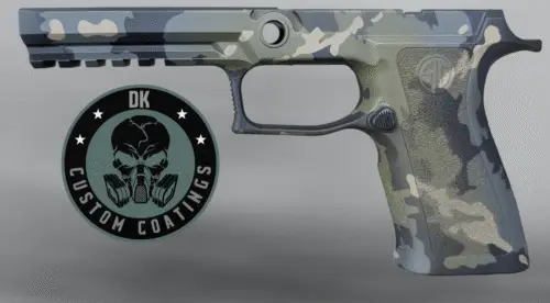 Photo of Sig Sauer P320 X-FULL Module with DK’s Dark Earth Camo