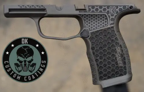 Photo of Sig P365XL Grip Module Cerakote -Legionnaire Gray