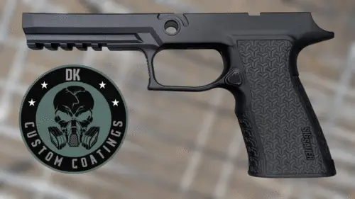 Photo of Sig Sauer P320 X-Ten – Four Sided Tetris Laser Stippling