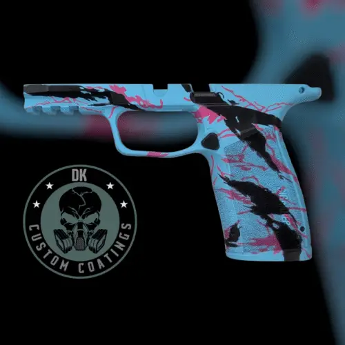 Photo of Sig Sauer P365 X Macro Grip Module – Miami Vice Tiger Stripe