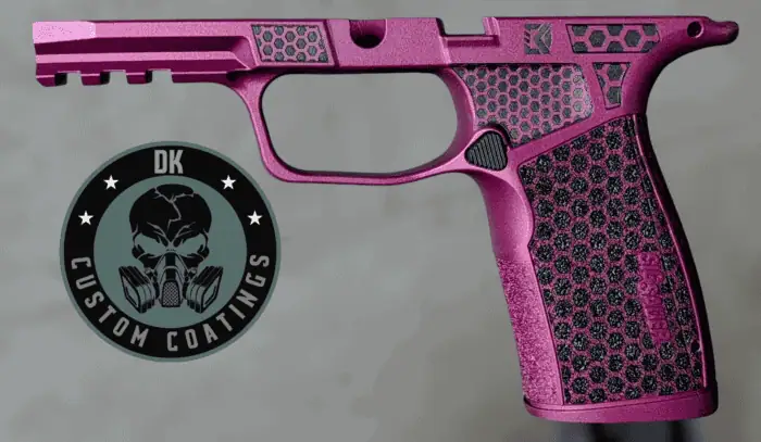 Sig P365 X Macro Grip Module - Black Cherry Cerakote