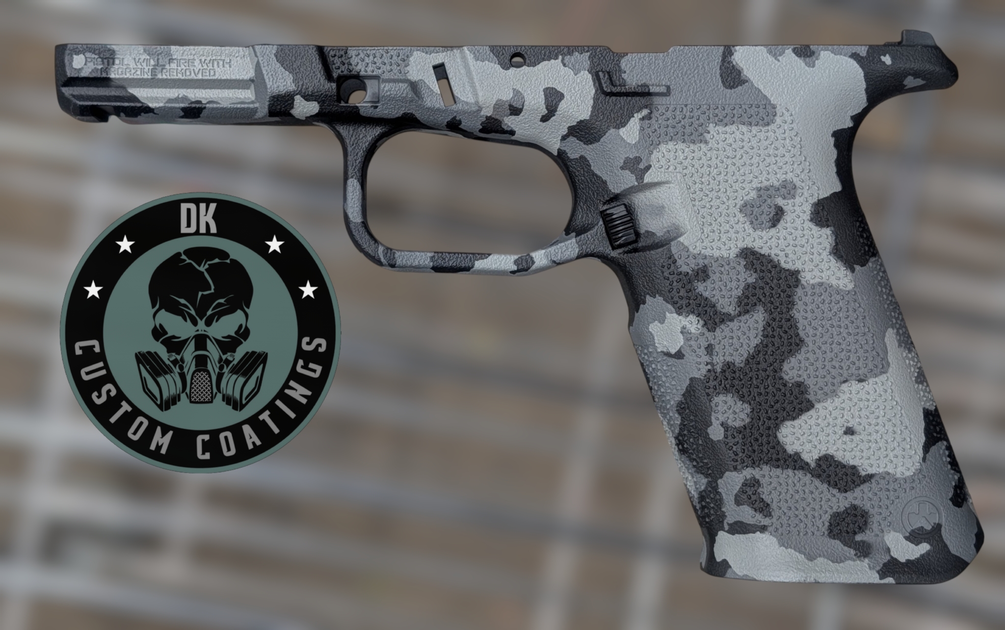 Ruger RXM Full Size Grip Frame – DK Rogue Camo- Stealth