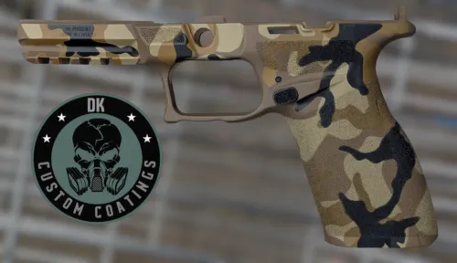 Photo of Springfield Echelon Full Size Grip Module coated in DK 81